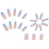 12 Sizes-24 Pcs Press On Nails W109