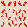 12 Sizes-24 Pcs Press On Nails Y509