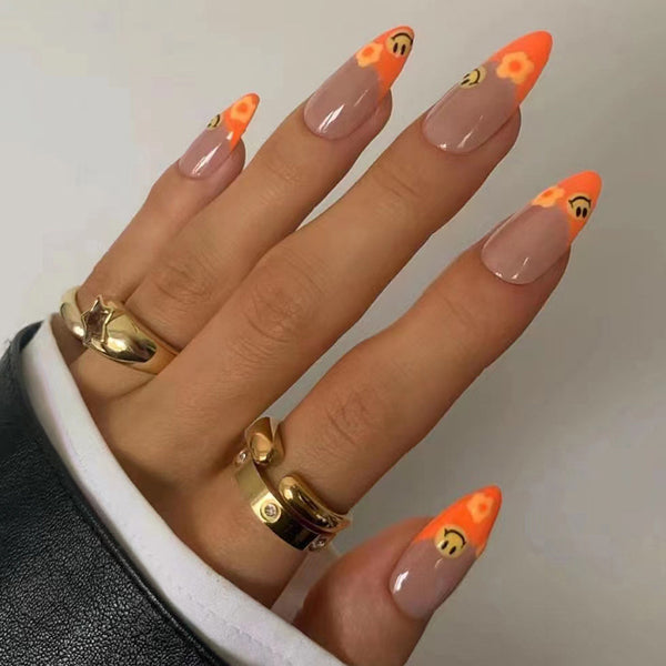 12 Sizes-24 Pcs Press On Nails W150