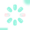 12 Sizes-24 Pcs Press On Nails C1039