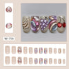 12 Sizes-24 Pcs Press On Nails W1758