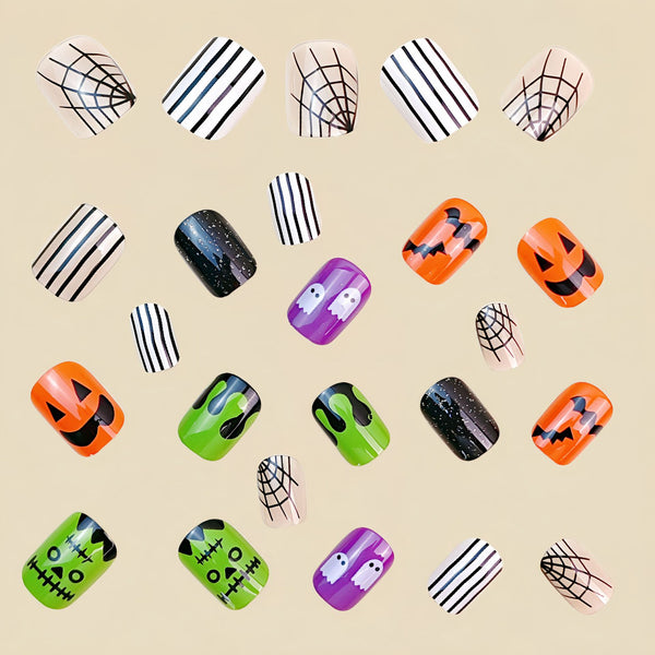 12 Sizes-24 Pcs Press On Nails Y1042