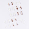 12 Sizes-24 Pcs Press On Nails JP1049