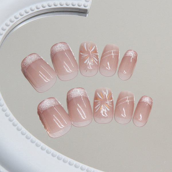 12 Sizes-24 Pcs Press On Nails MY020