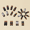 12 Sizes-24 Pcs Press On Nails Y198