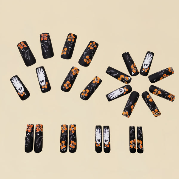 12 Sizes-24 Pcs Press On Nails Y198