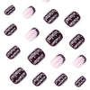12 Sizes-24 Pcs Press On Nails JP4229