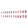 12 Sizes-24 Pcs Press On Nails C237