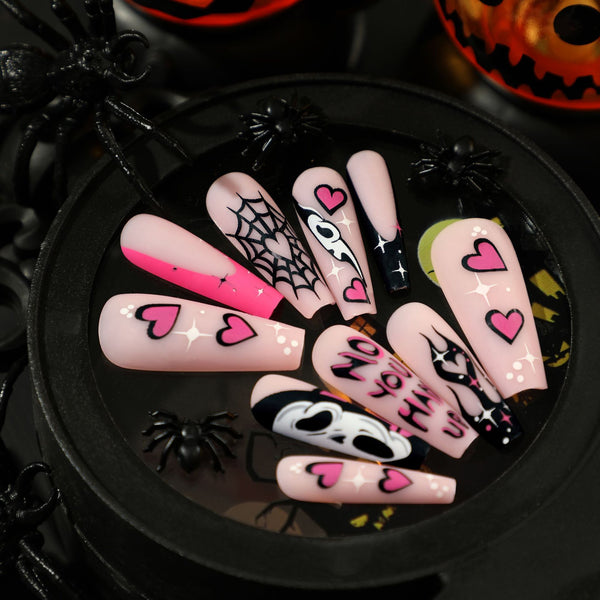 12 Sizes-24 Pcs Press On Nails JP2507