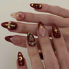 12 Sizes-24 Pcs Press On Nails JP4482