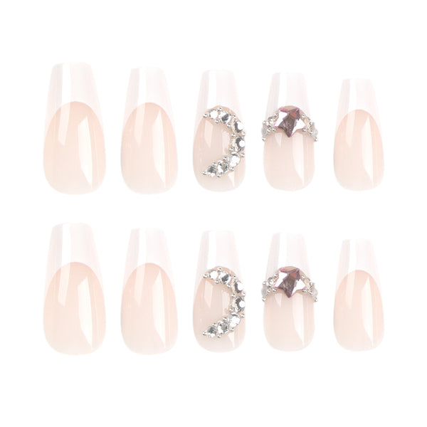 12 Sizes-24 Pcs Press On Nails JP2996