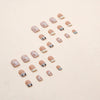 12 Sizes-24 Pcs Press On Nails R743