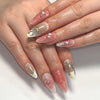12 Sizes-24 Pcs Press On Nails JP3300