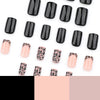 12 Sizes-24 Pcs Press On Nails JP3620
