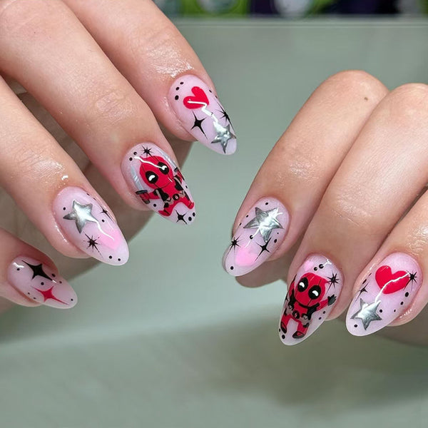 30 Pcs Press On Nails W1725