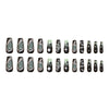 12 Sizes-24 Pcs Press On Nails W1786