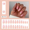 12 Sizes-24 Pcs Press On Nails W1770