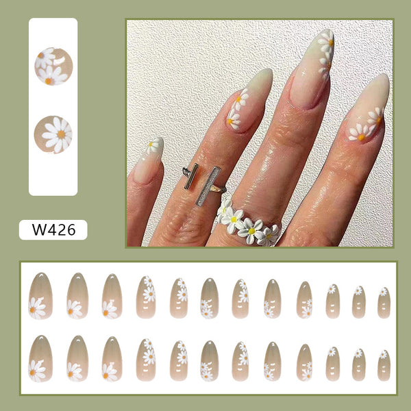 12 Sizes-24 Pcs Press On Nails W426
