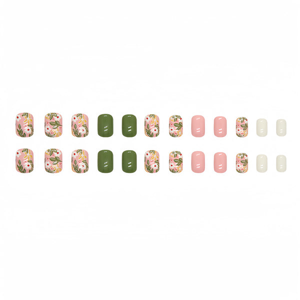 12 Sizes-24 Pcs Press On Nails Y779