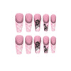 12 Sizes-24 Pcs Press On Nails JP1677