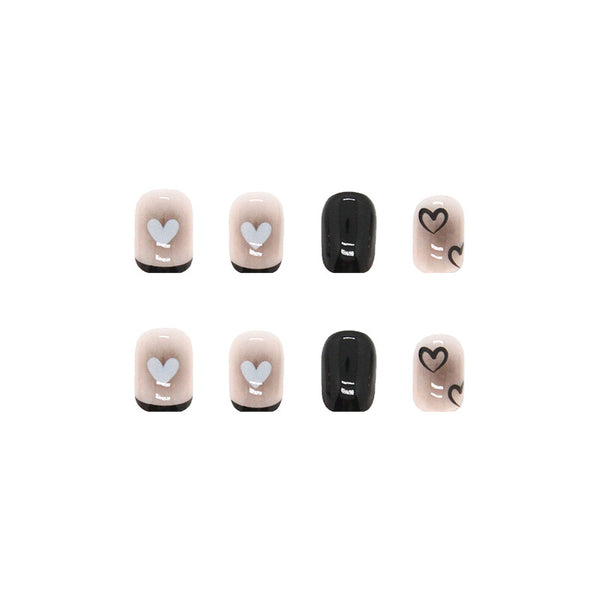 12 Sizes-24 Pcs Press On Nails R505