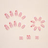 12 Sizes-24 Pcs Press On Nails W323