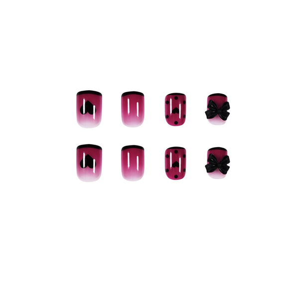 12 Sizes-24 Pcs Press On Nails JP1073