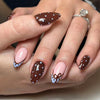 12 Sizes-24 Pcs Press On Nails C1517