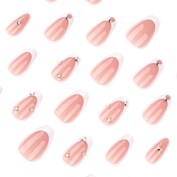 12 Sizes-24 Pcs Press On Nails JP4212