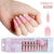 12 Sizes-24 Pcs Press On Nails YMS015