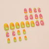 12 Sizes-24 Pcs Press On Nails W1707