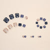 12 Sizes-24 Pcs Press On Nails F042