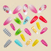 12 Sizes-24 Pcs Press On Nails Y1394