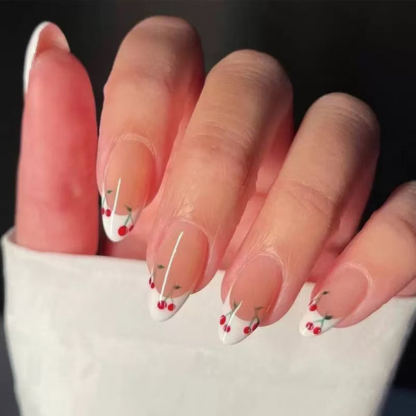 12 Sizes-24 Pcs Press On Nails W2143