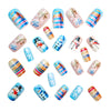 12 Sizes-24 Pcs Press On Nails Y1286
