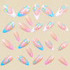 12 Sizes-24 Pcs Press On Nails Y1954