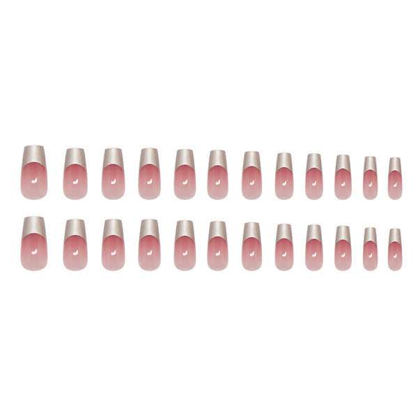 12 Sizes-24 Pcs Press On Nails R900