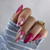 12 Sizes-24 Pcs Press On Nails W1373