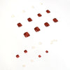 12 Sizes-24 Pcs Press On Nails JP1176