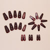 12 Sizes-24 Pcs Press On Nails W1826