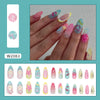 12 Sizes-24 Pcs Press On Nails W2083