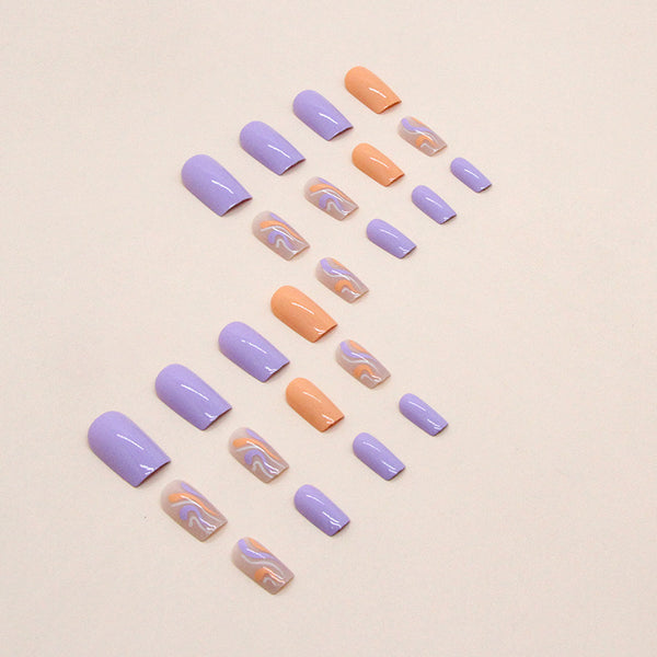 12 Sizes-24 Pcs Press On Nails W940