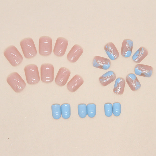 12 Sizes-24 Pcs Press On Nails W1106