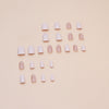 12 Sizes-24 Pcs Press On Nails W1530