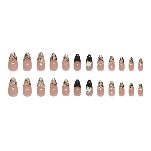 12 Sizes-24 Pcs Press On Nails Z1013