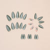 12 Sizes-24 Pcs Press On Nails W1540