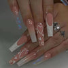 12 Sizes-24 Pcs Press On Nails Z296