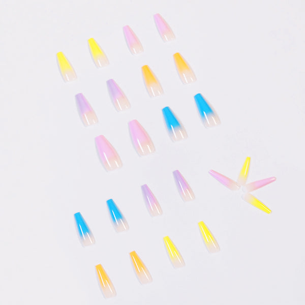 12 Sizes-24 Pcs Press On Nails JP1046