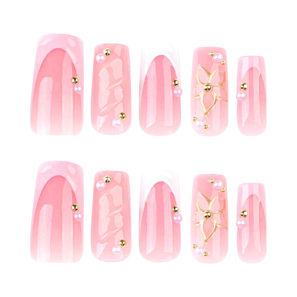 12 Sizes-24 Pcs Press On Nails JP3778
