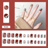 12 Sizes-24 Pcs Press On Nails R321